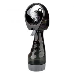 Ручний вентилятор із розпиленням води Fan Water Spray BLACK (212)