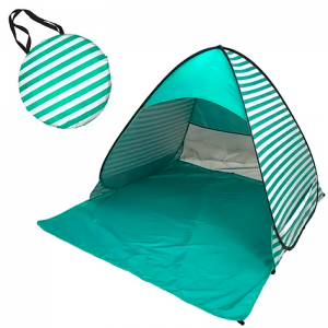 Пляжная палатка самораскладывающаяся с чехлом Tent For Tourist 150*160см GREEN (212)