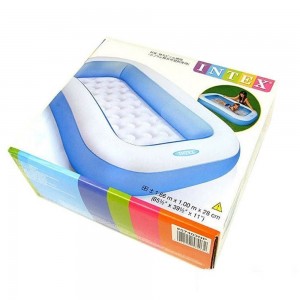 Детский надувной бассейн Intex 57403 на 90 л, от 2-х лет, 166*100*28см