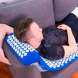 Акупунктурний масажний килимок + подушка для всього тіла, синій