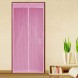 Дверная антимоскитная сетка-штора Magic Mesh на магнитах от комаров 210х100, Розовая