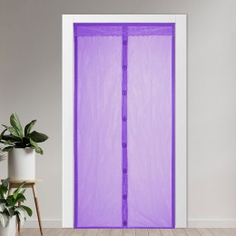Дверная антимоскитная сетка-штора Magic Mesh на магнитах от комаров 210х100, Фиолетовый