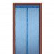 Дверная антимоскитная сетка-штора Magic Mesh на магнитах от комаров 210х100, Синий