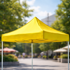 Крыша для раздвижной торговой палатки со складным каркасом 2 х 3 м, тент для павильона Желтый Крыша для раздвижной торговой палатки со складным каркасом 2 х 3 м, тент для павильона Желтый
