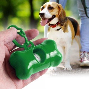 Диспенсер с пакетами PetDog DG-19 для уборки за животными, Зеленый