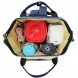 Мультифункціональна сумка-рюкзак для мами Mummy Bag 42х22х29см, 20 л, Трикольорова
