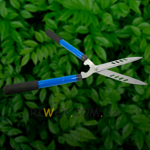 Садовые ножницы по живоплоту для кустов с телескопическими ручками 55 см Синий