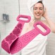 Силиконовая мочалка-массажер для тела Silicon Bath Towel, Розовый