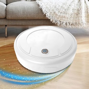 Моющий робот-швабра Home Sweeping Robot аккумуляторный для влажной уборки и мытья полов, Белый