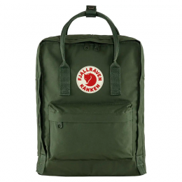 Городской рюкзак с карманом Fjallraven Kanken Classic темно-зеленый