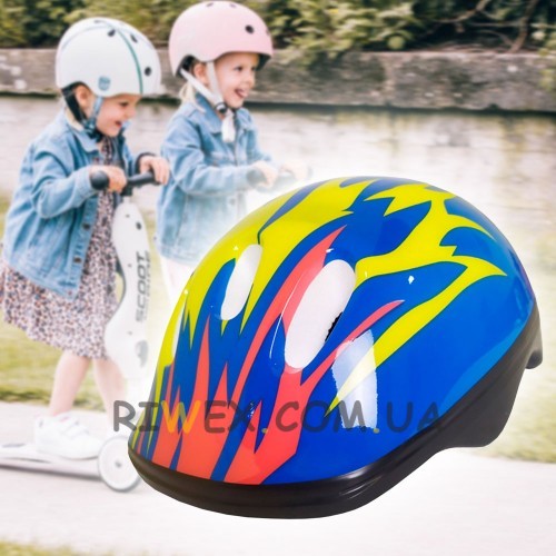 Велосипедний дитячий захисний шолом METR+ CL180202, Синій