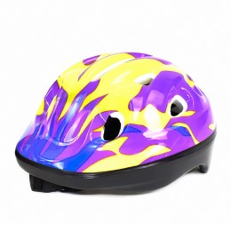 Велосипедний дитячий захисний шолом METR+ CL180202, Фіолетовий