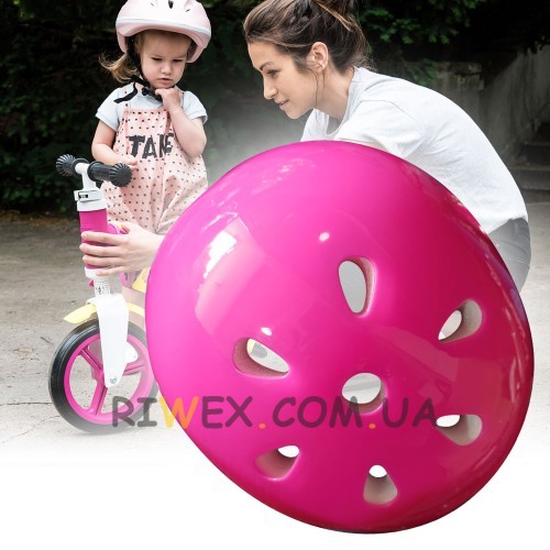 Велосипедний дитячий захисний шолом X-TREME HM-06, Рожевий