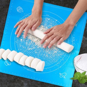 Силиконовый кондитерский коврик для раскатки теста 70х70 см, Синий (237) Силиконовый кондитерский коврик для раскатки теста 70х70 см, Синий (237)