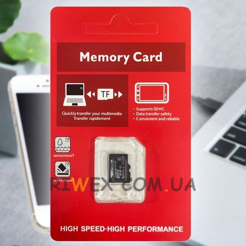 Карта памяти MicroSD 16GB Class 10 для телефона, смартфона, планшета