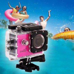Экшн-камера SJ4000 Sports HD DV 1080P FULL HD, Розовый