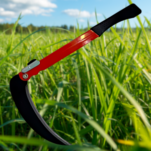 Складная коса для сада с круглой ручкой 55 см