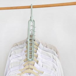 Вешалка для одежды чудо-органайзер для экономии места Wonder Hangers на 9 отверстий, Бирюзовый (575)