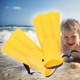 Детские ласты для плавания TT14013, 36-16-3 см, Желтый (I24)