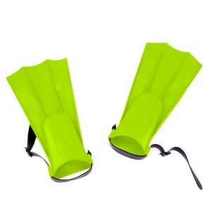 Детские ласты для плавания TT14013, 36-16-3 см, Салатовый (I24)