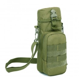 Военная тактическая сумка №627 для бутылки, термоса, фляги, Хаки