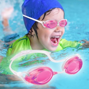 Окуляри для плавання Intex 55684, двохскляні лінзи з системою Anti-fog-protection, 8+ років, Рожевий (I24)