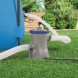 Каркасный семейный прямоугольный бассейн со сливным каркасом Intex "Mini Frame Pool" 56404 3300л (IGR24)