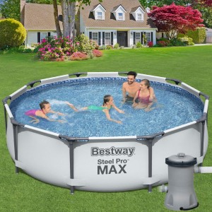Каркасний басейн Bestway 56408 з фільтруючим насосом, 305х76 см