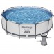 Каркасный бассейн Bestway 56418 с картриджным фильтром и лесницей, 366x100 см (LM)