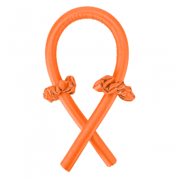 Гибкое бигуди, шелковая лента для завивки волос без нагрева (оранжевый цвет)