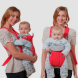 Слинг-рюкзак сумка кенгуру для переноски ребенка Baby Carriers красный