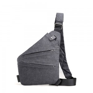 Чоловіча сумка месенджер Cross Body 30х22х15, Сіра (205)