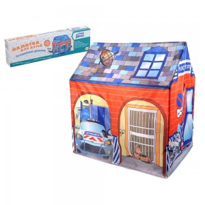 Дитячий намет-будиночок Відділок поліції M-5689, 2 входи на зав'язках 95*72*102 см (IGR24) Дитячий намет-будиночок Відділок поліції M-5689, 2 входи на зав'язках 95*72*102 см (IGR24)