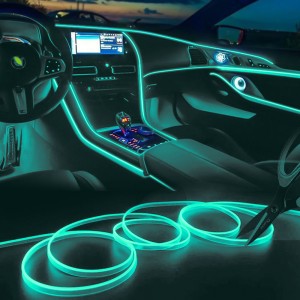 Підсвічування CAR Cold Light Line EL-1302-4M для салону автомобіля 4 метри, Бірюза (237) Підсвічування CAR Cold Light Line EL-1302-4M для салону автомобіля 4 метри, Бірюза (237)