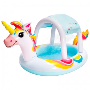 Детский надувной бассейн INTEX 58435 "Единорог" с фонтаном 130Л / 254*132*109 СМ Детский надувной бассейн INTEX 58435 "Единорог" с фонтаном 130Л / 254*132*109 СМ