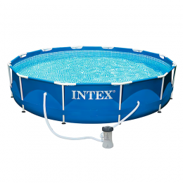 Каркасный круглый бассейн с фильтром INTEX 28212 6503Л / 366*76 СМ 