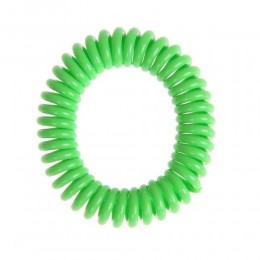 Силиконовый браслет от комаров Пружинка с капсулой Ball, Зеленый (626)