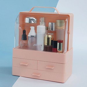 Органайзер настольный для косметики Cosmetic Storgae Box GW-880, Розовый (205)