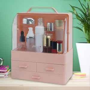 Органайзер настольный для косметики Cosmetic Storgae Box GW-880, Розовый (205)