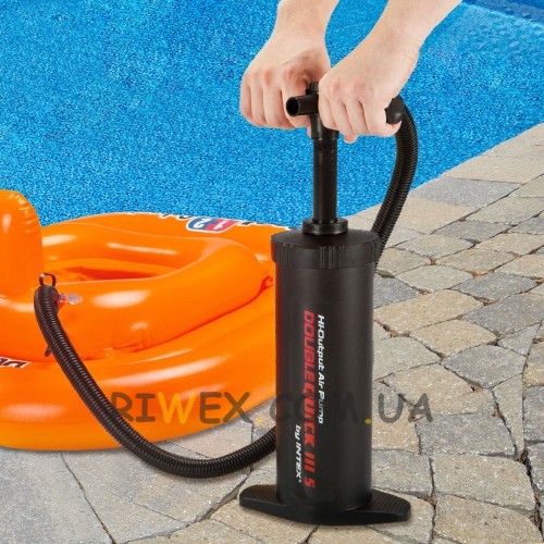 Ручной насос Intex Double Quick III Pump 68605 тип III S, 37 см (KL)