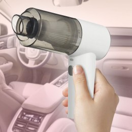 Автомобильный портативный пылесос Vacuum cleaner 2in1 MINI Белый (В)