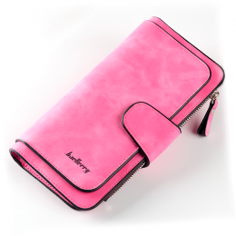 Жіночий замшевий гаманець Baellery Forever рожевий Y-175