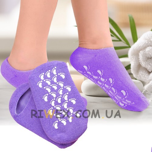 SPA-шкарпетки на основі натуральних масел Живлення та зволоження, Фіолетовий (205)
