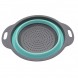 Дуршлаг складной силиконовый Collapsible Filter Baskets 2 шт. 20 см, Синий