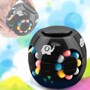 Головоломка антистресс Puzzle Ball Magic Spinner Cube 633-117M, Черный (245)