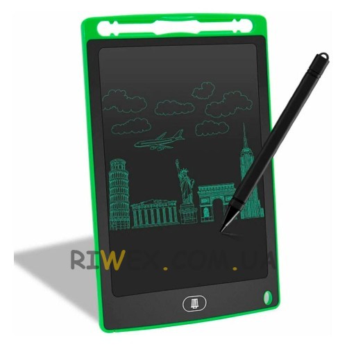 Графический планшет для рисования LCD Writing Tablet 8.5", Зеленый