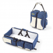 Дорожная походная сумка с детской кроваткой Baby Bed and Travel Bag 3 в 1 Синяя