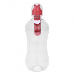 Пляшка для води BOTTLE з фільтром, об'ємом 550 мл, Червоний (205)