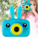 Детский цифровой фотоаппарат видеокамера (зайчик) Х500 Smart Kids Camera 3 Голубой (626)