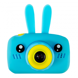 Дитячий цифровий фотоапарат відеокамера (зайчик) Х500 Smart Kids Camera 3 Блакитний (626)